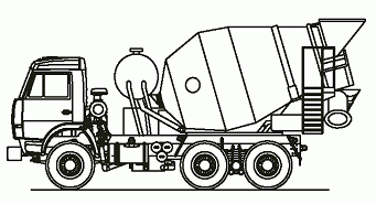 Автобетоносмеситель СБ 92
